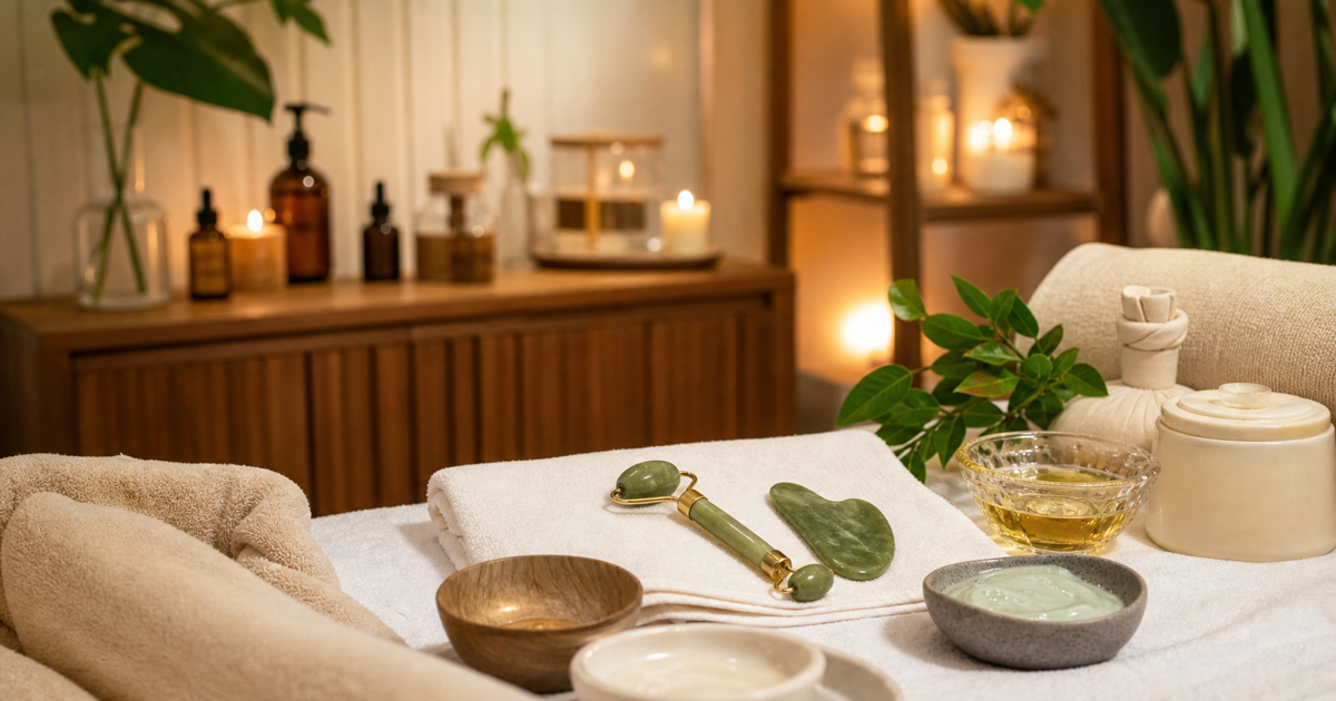 Nâng cơ mặt và chăm sóc rãnh cười tại HG Mộc Bản - Chăm sóc da cơ bản tại HG Mộc Bản: làm sạch, cấp ẩm và thư giãn làn