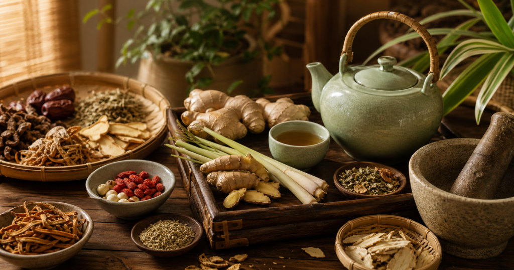 Thảo dược Đông y tại HG Mộc Bản