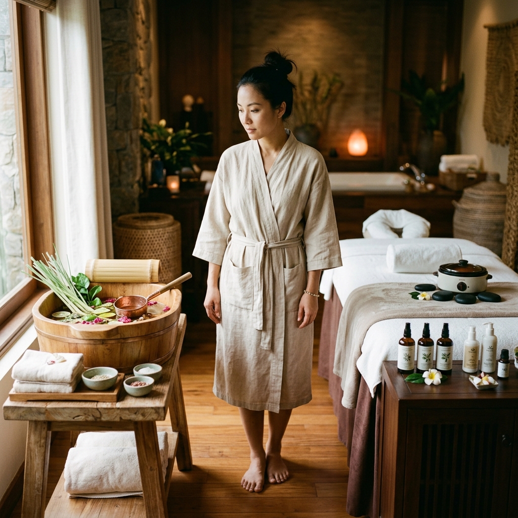 So sánh gội đầu dưỡng sinh và massage body tại spa Đông y